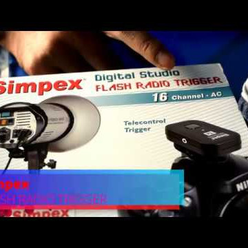 SIMPEX FC315 Studio Camera Flash Trigger Remote Control (Black)